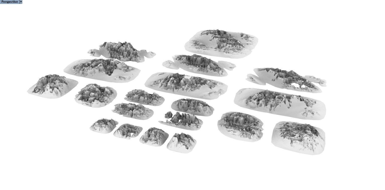 Eroded Rock Desert 3D print model_1