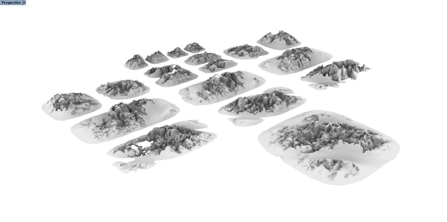 Eroded Rock Desert 3D print model_9