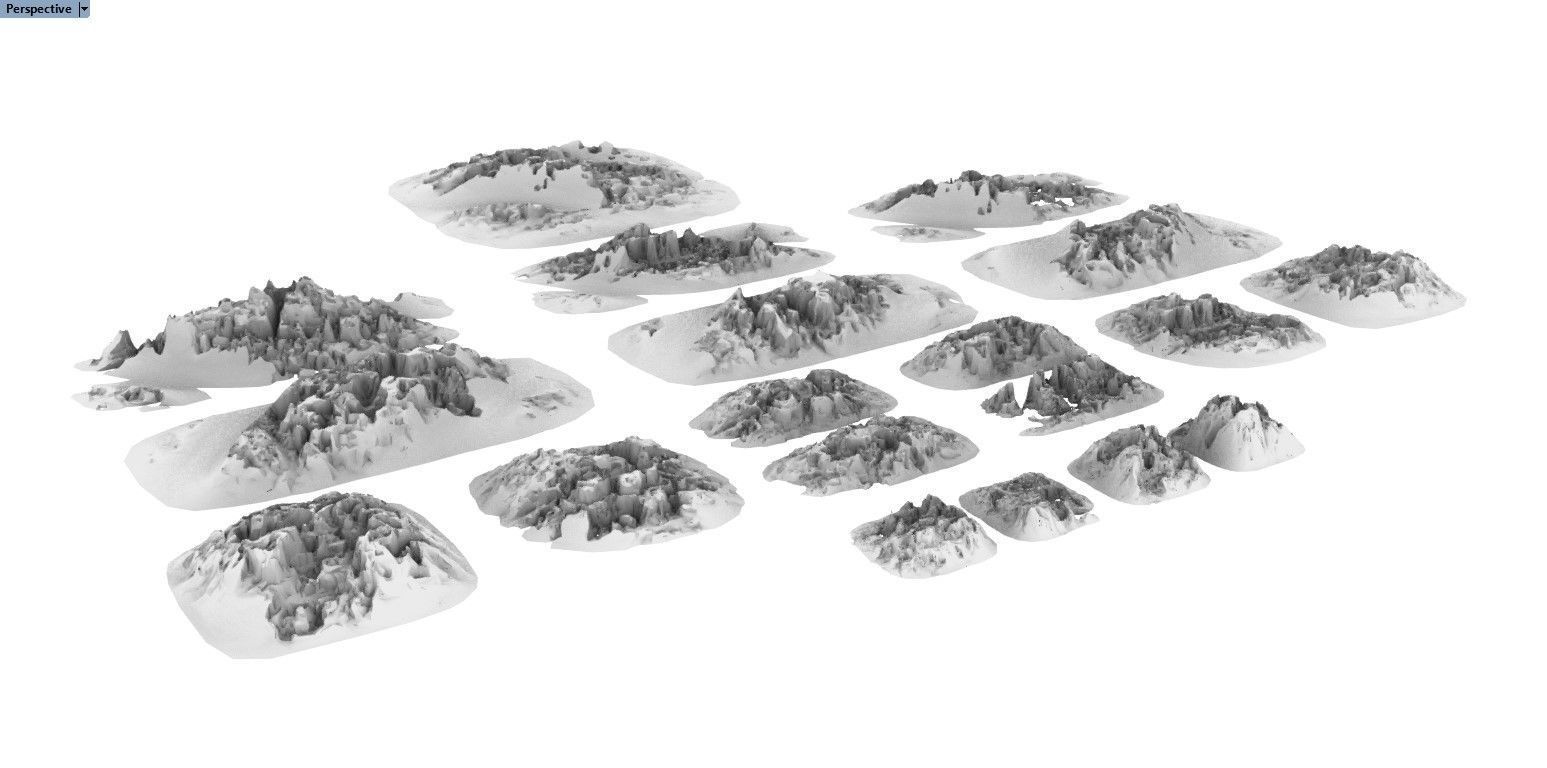 Eroded Rock Desert 3D print model_20