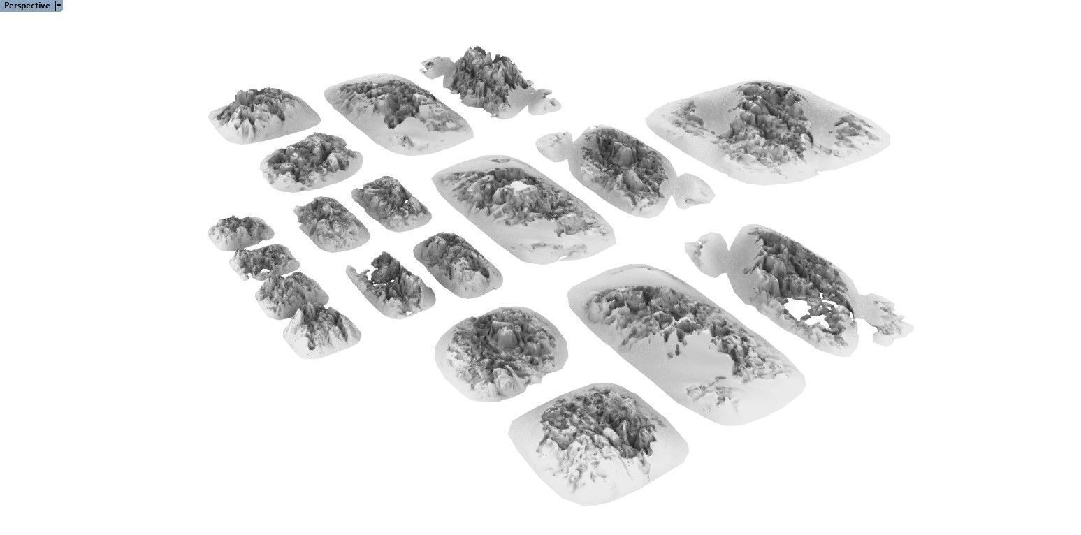 Eroded Rock Desert 3D print model_4