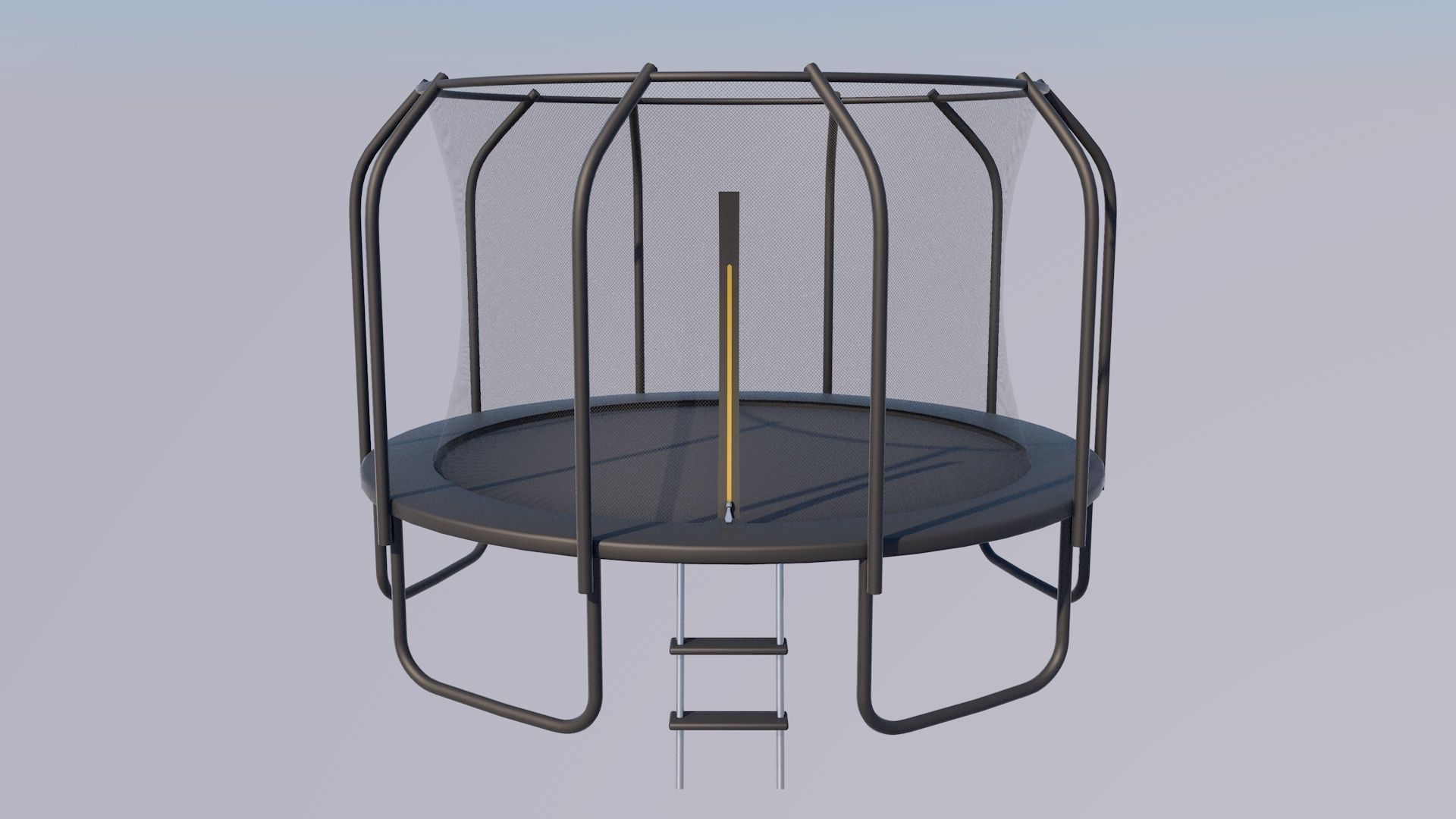 Trampoline Low Poly Game Ready Low-poly 3D model_2
