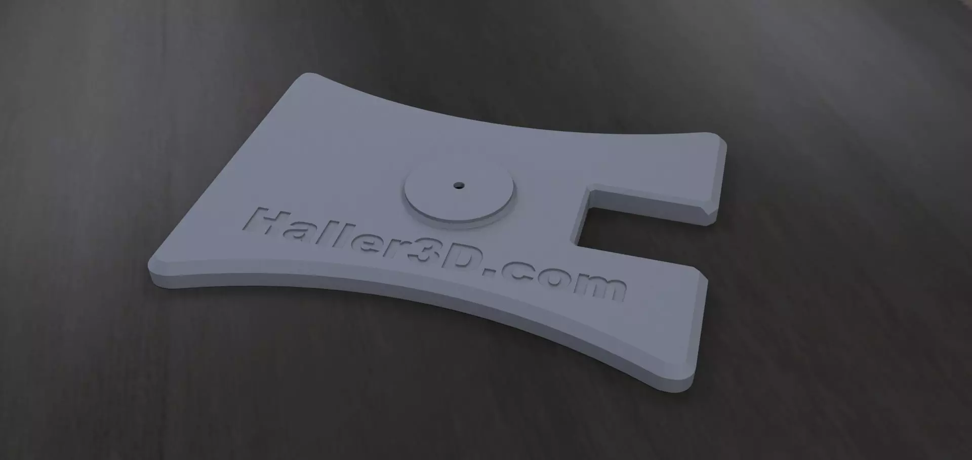 Base plate for edelkrone slider 3D print model