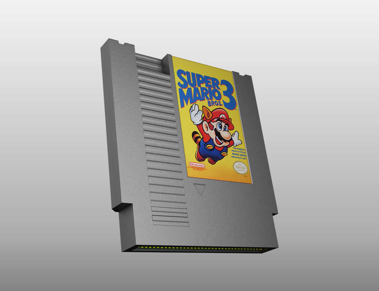 Super Mario Bros 3 Low-poly 3D model_1