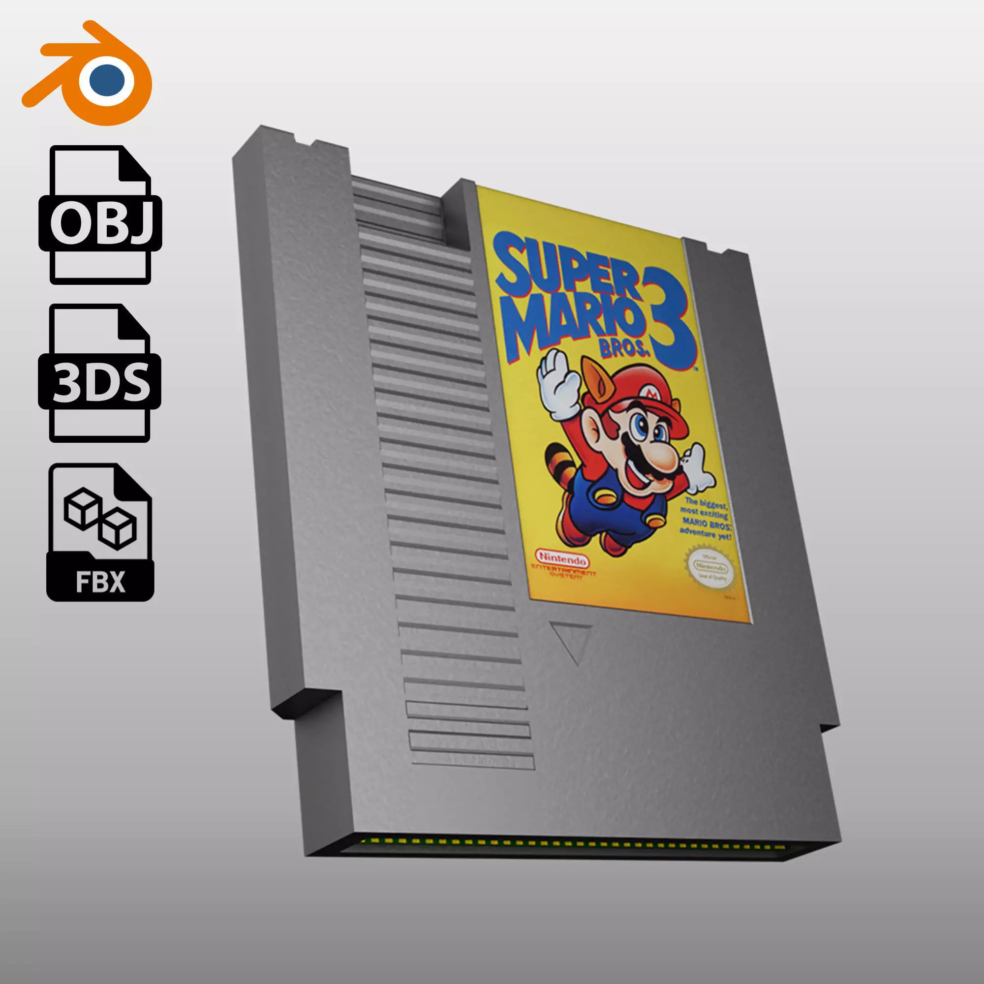 Super Mario Bros 3 Low-poly 3D model_0