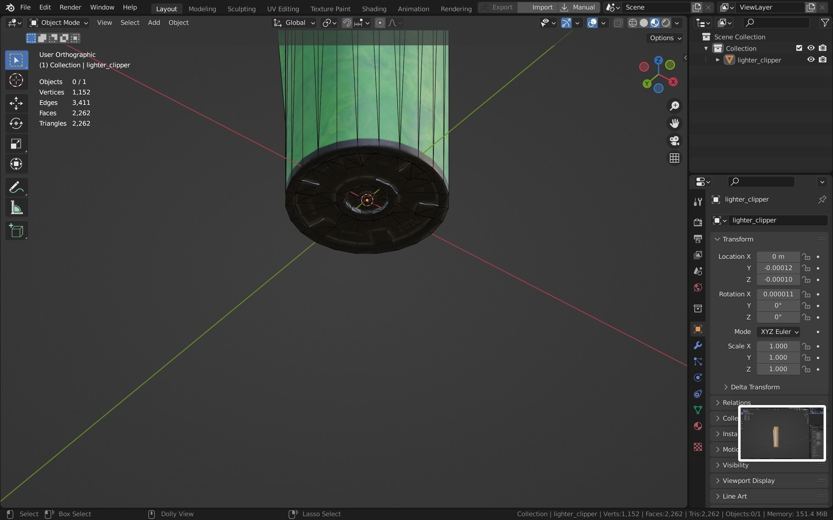 Lighter Low-poly 3D model_51
