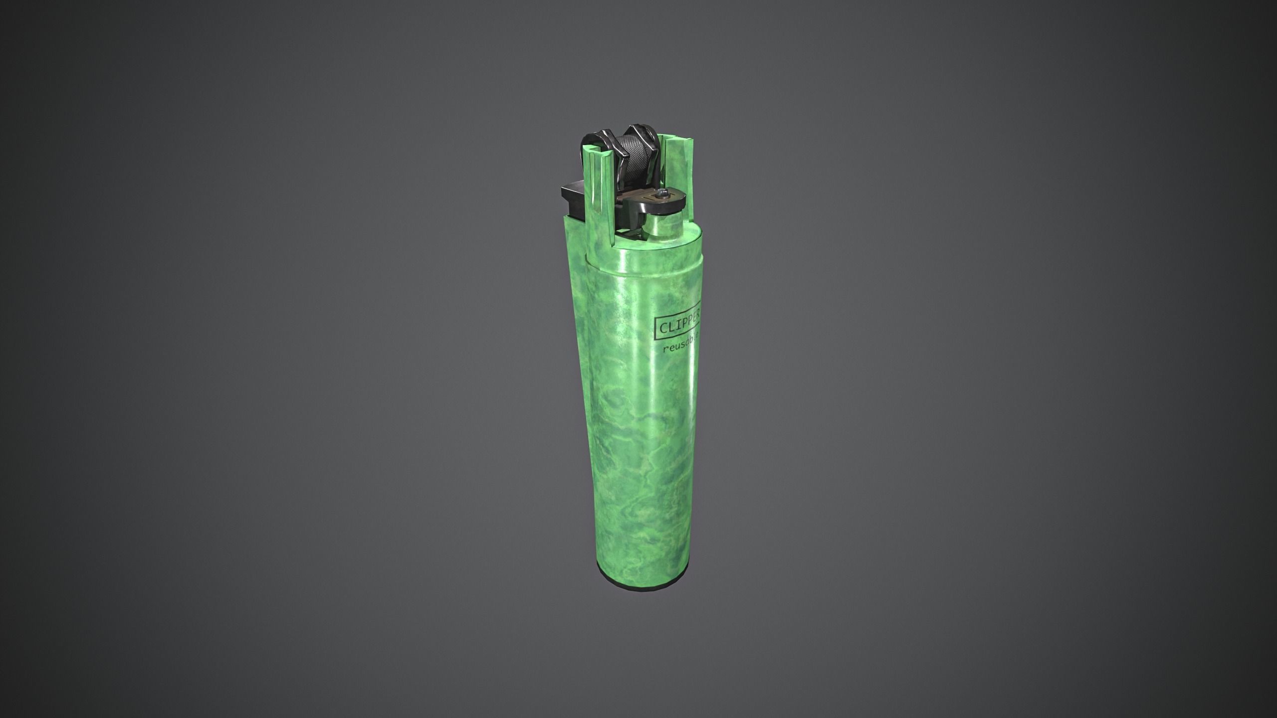 Lighter Low-poly 3D model_28