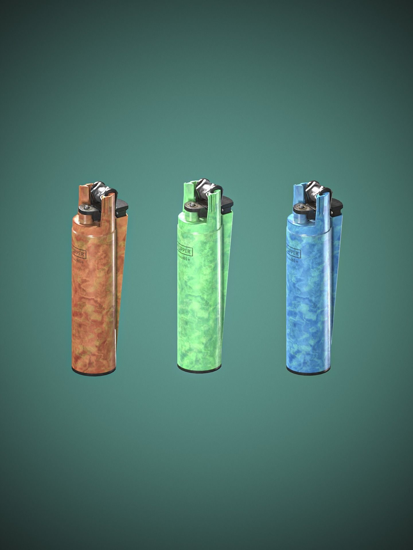 Lighter Low-poly 3D model_24