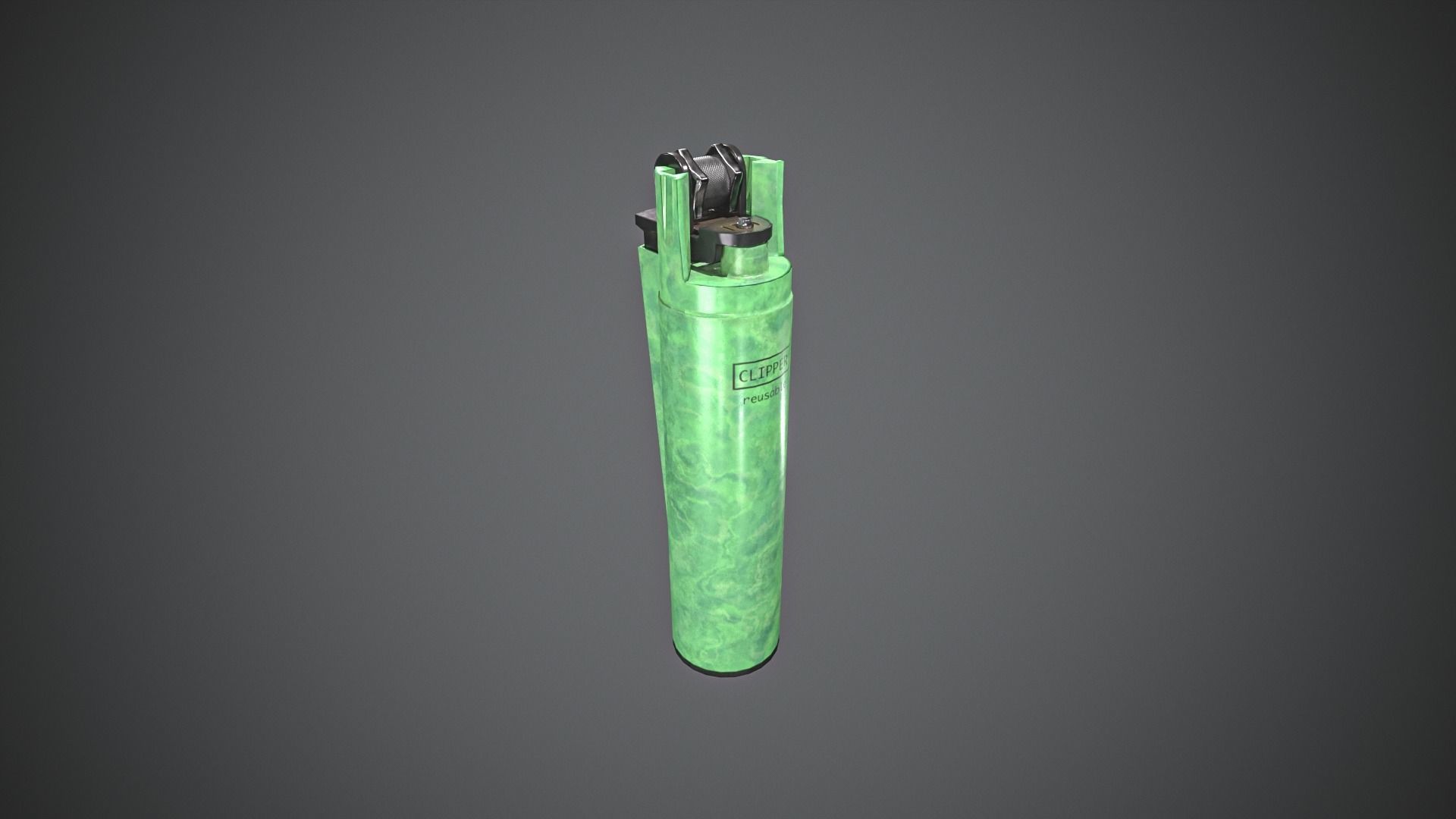 Lighter Low-poly 3D model_21