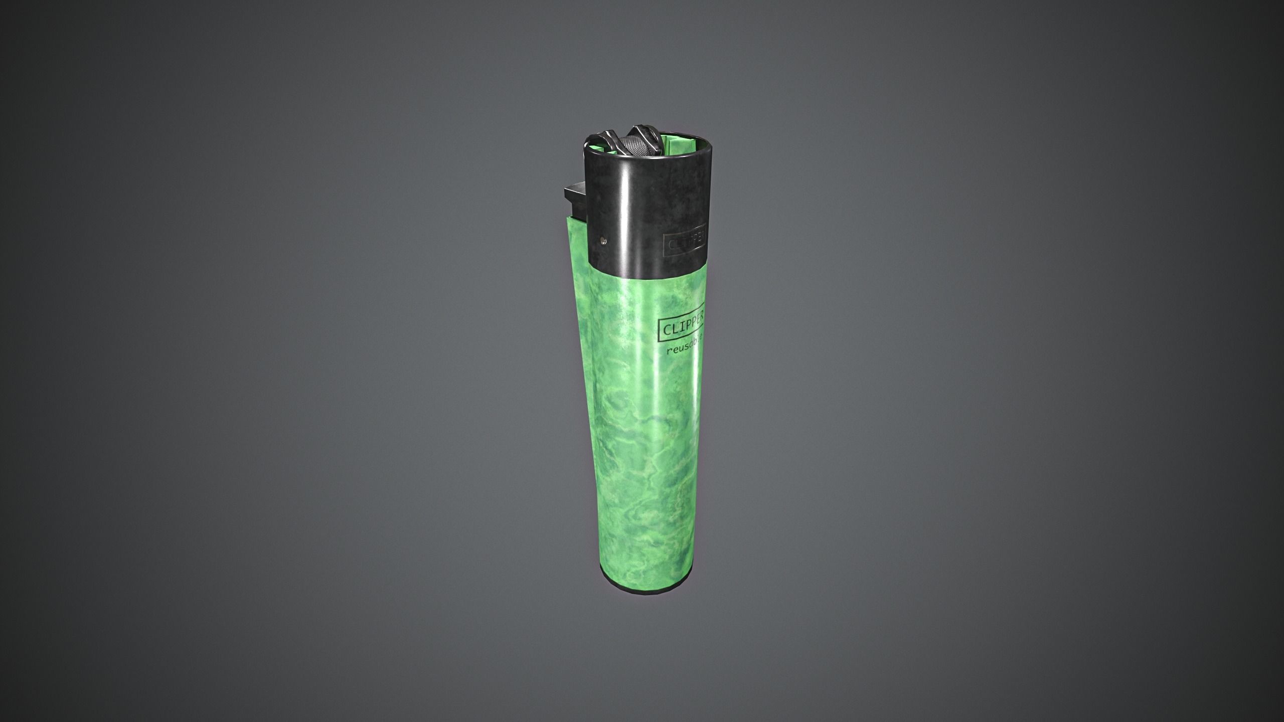 Lighter Low-poly 3D model_6