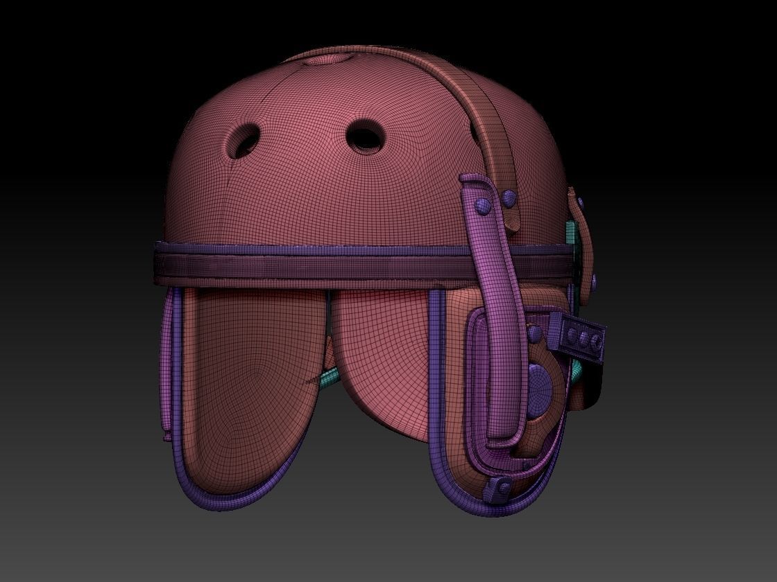 USA HELMET HEADSET 3D print model_13