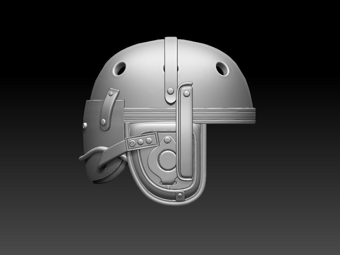 USA HELMET HEADSET 3D print model_16