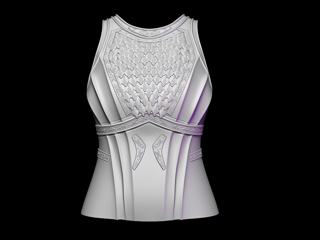 Rhaenys Targaryen Chest and Shoulder Armour 3d digital download 3D print model_7