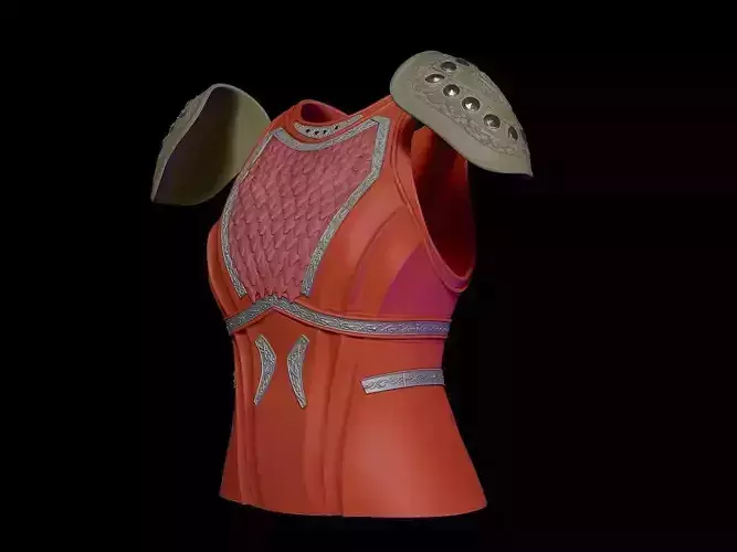 Rhaenys Targaryen Chest and Shoulder Armour 3d digital download 3D print model
