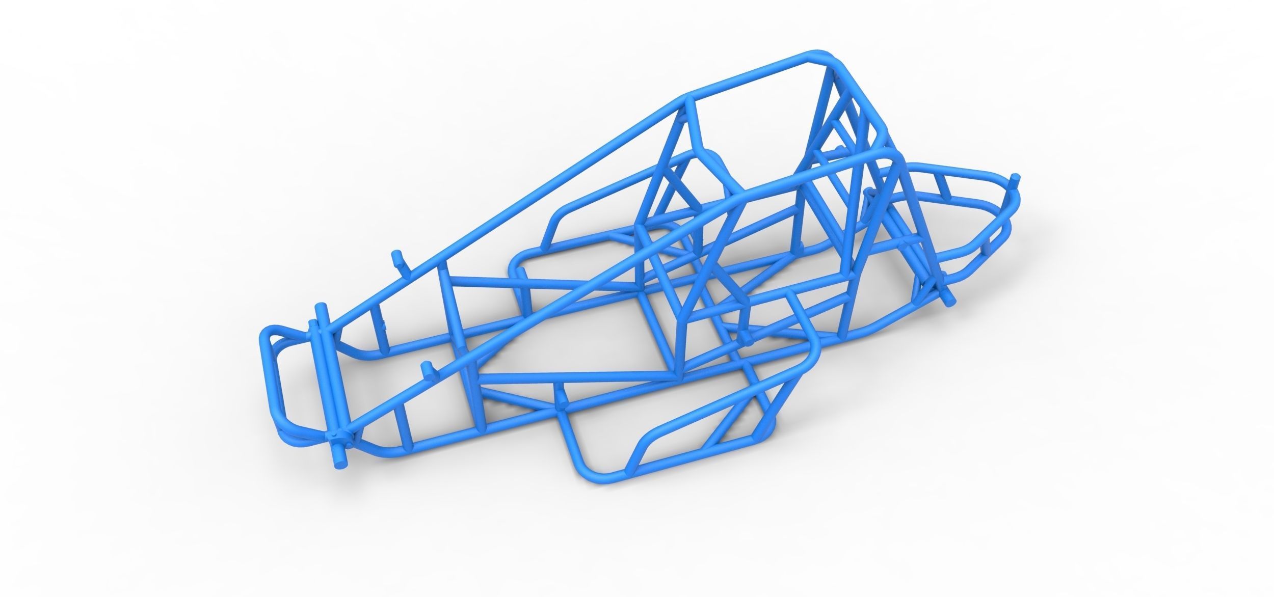 Frame for Sprint car Scale 1 to 25 3D print model_1