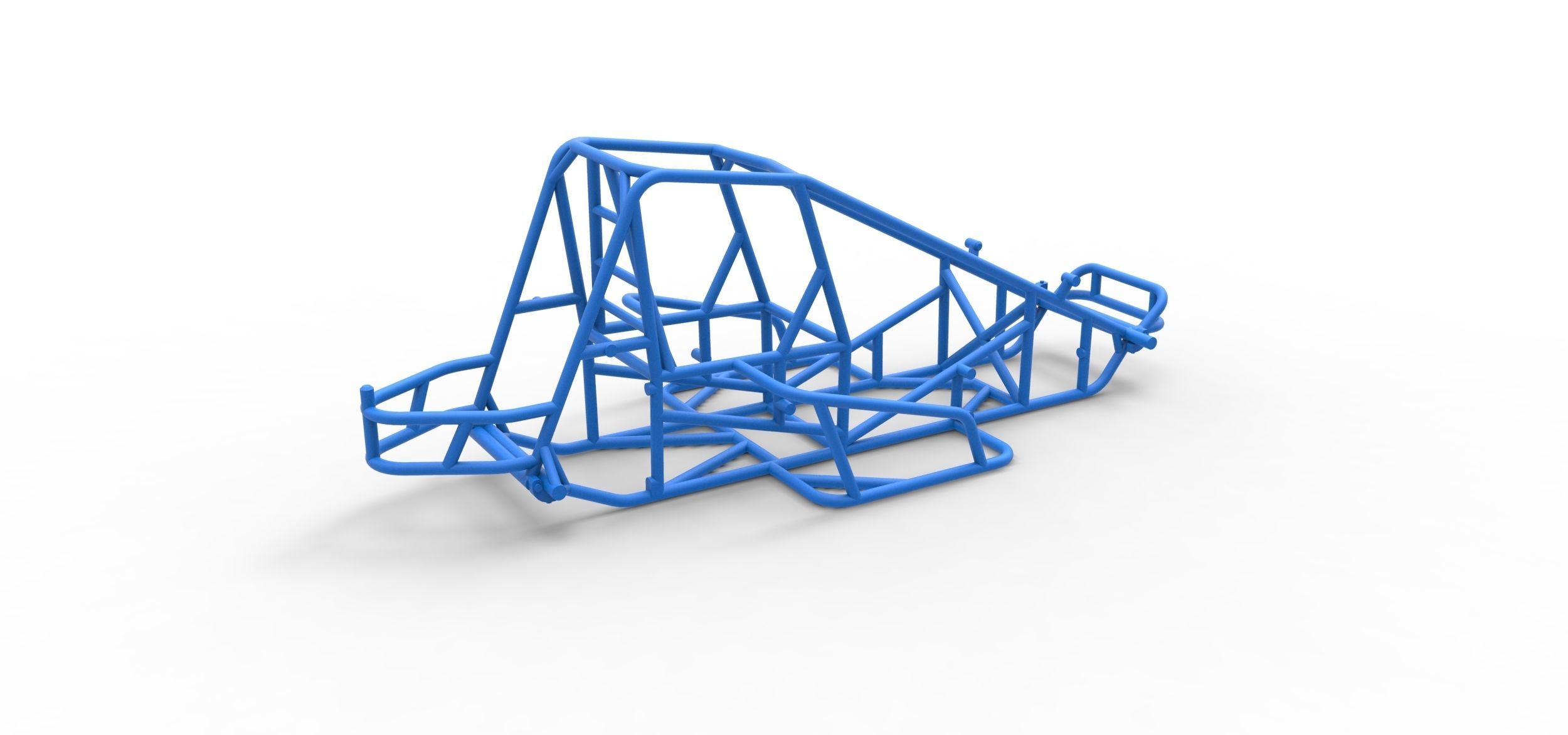 Frame for Sprint car Scale 1 to 25 3D print model_14