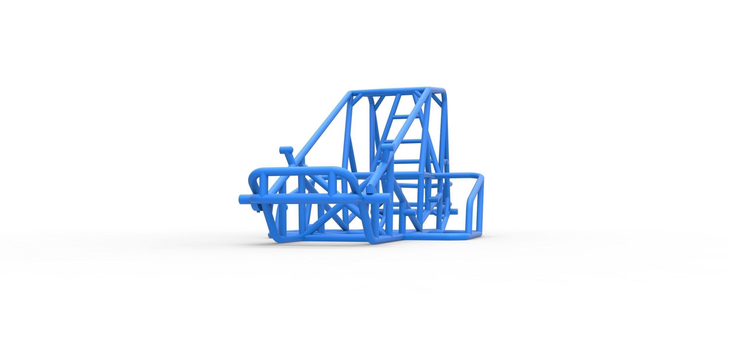 Frame for Sprint car Scale 1 to 25 3D print model_4