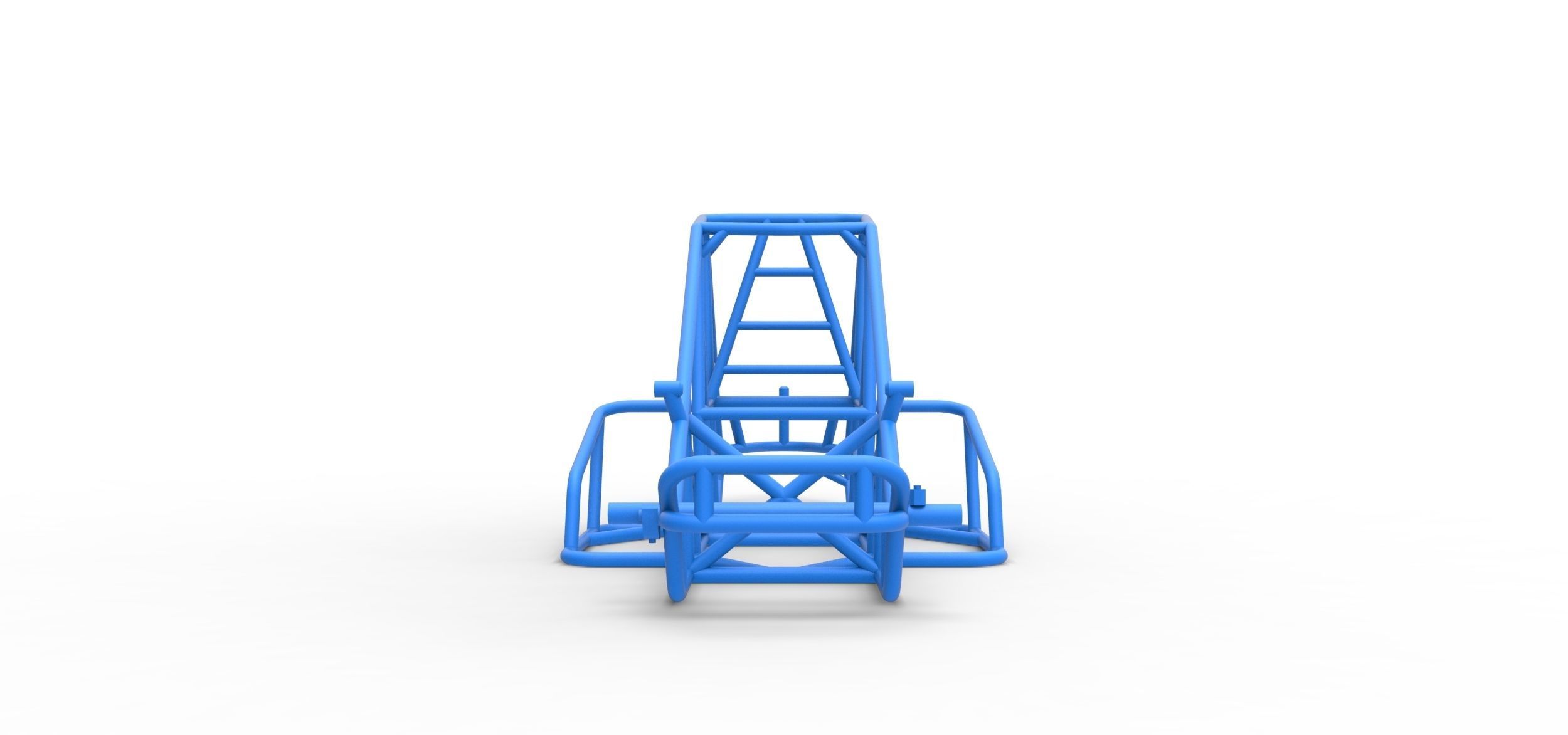 Frame for Sprint car Scale 1 to 25 3D print model_5