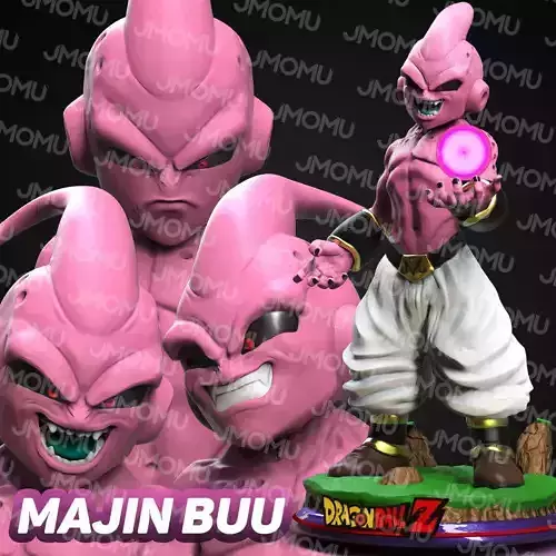 Majin Buu Figure 3D print model 3D print model