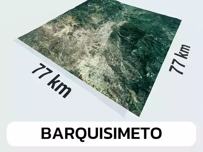 Barquisimeto Venezuela City Landscape 3D Model