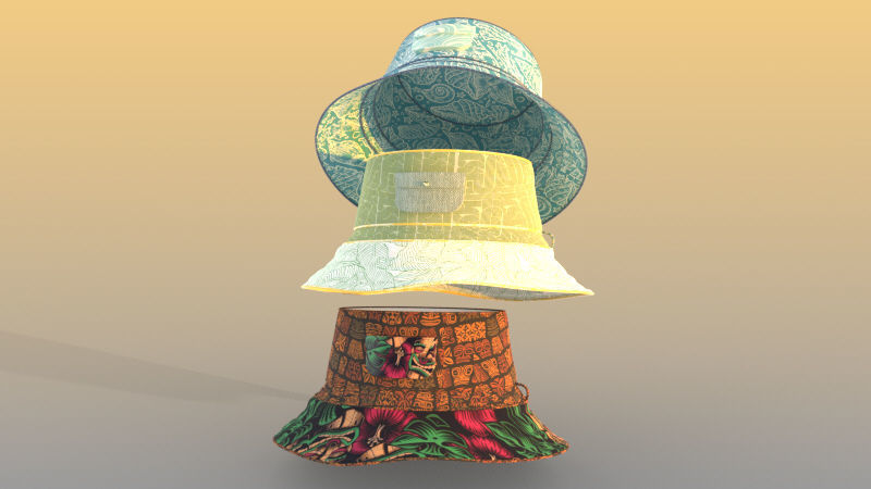 chapeu two hats 3D print model_2