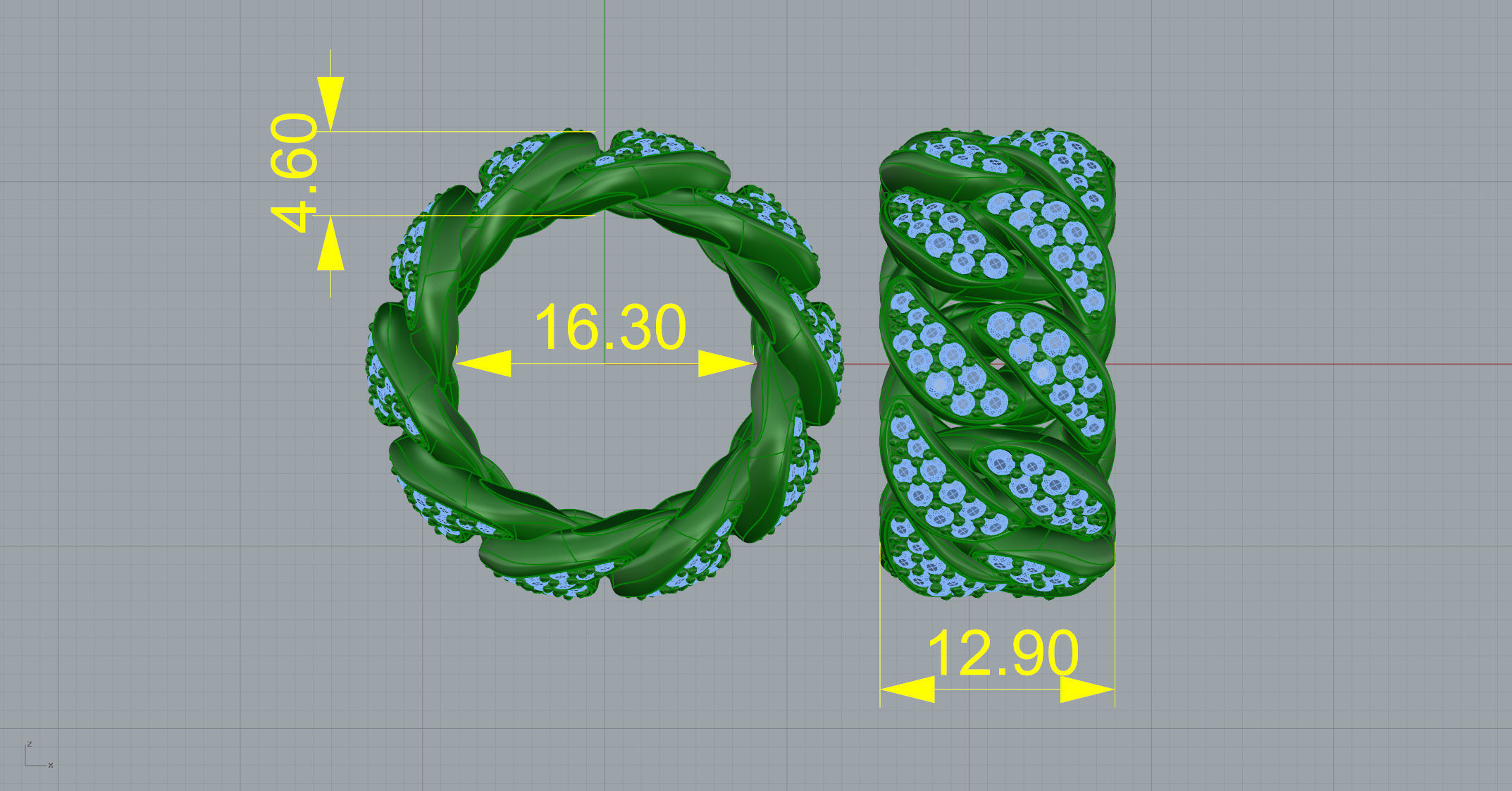 Gold N996 3D print model_8