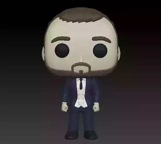 Funko novio groom 3D print model