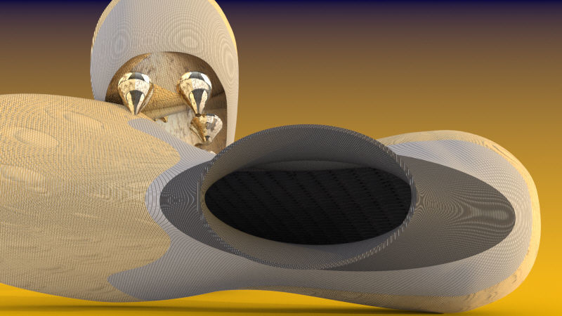 chuteira pair of shoes 3D print model_5