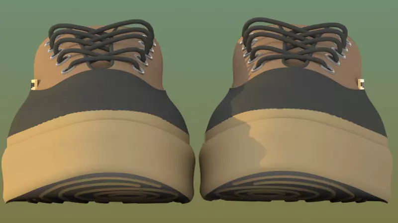 sapato pair of shoes 3D print model