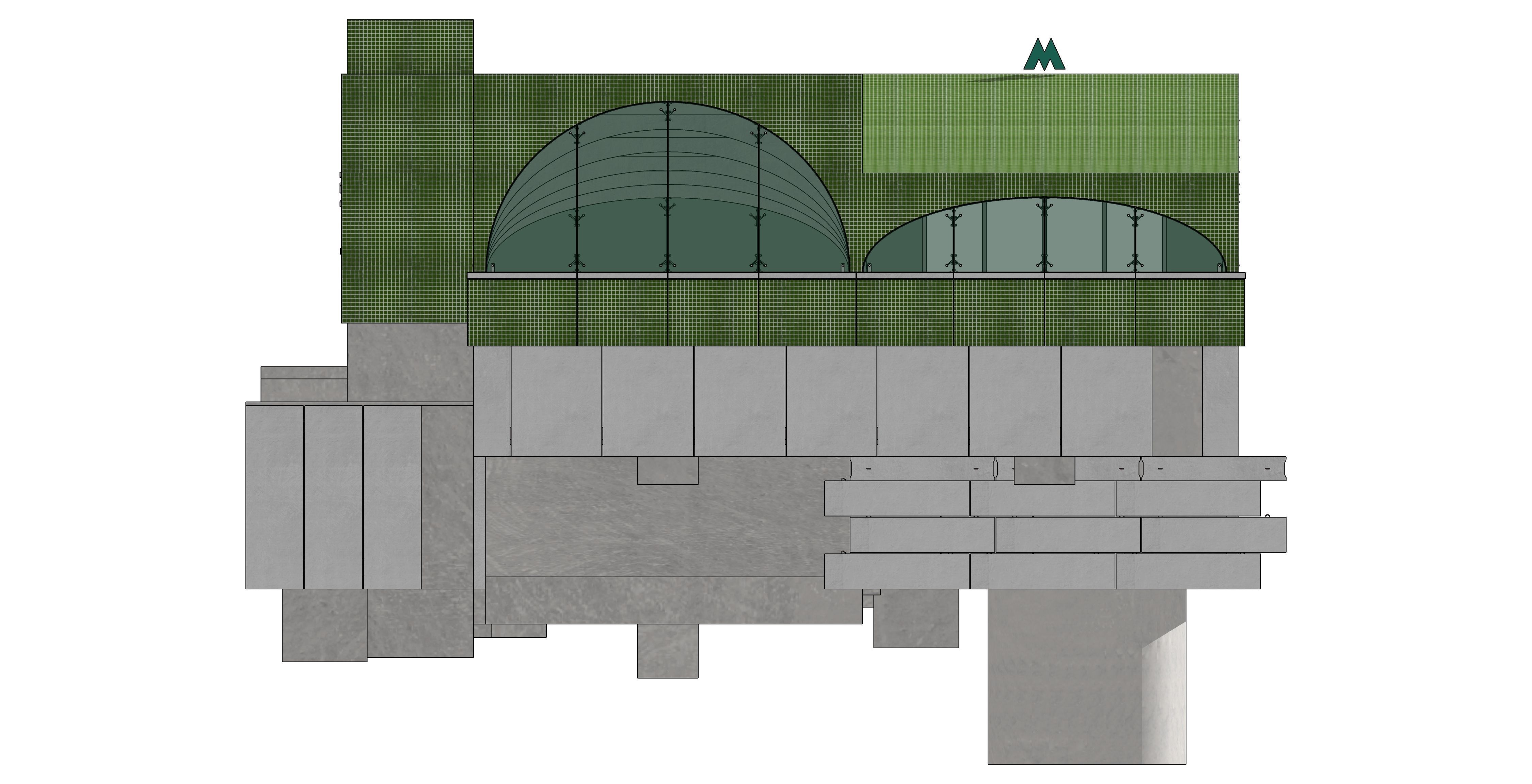 Subway Station Entrance with Elevator in Kyiv 3D model_17