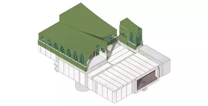 Subway Station Entrance with Elevator in Kyiv
