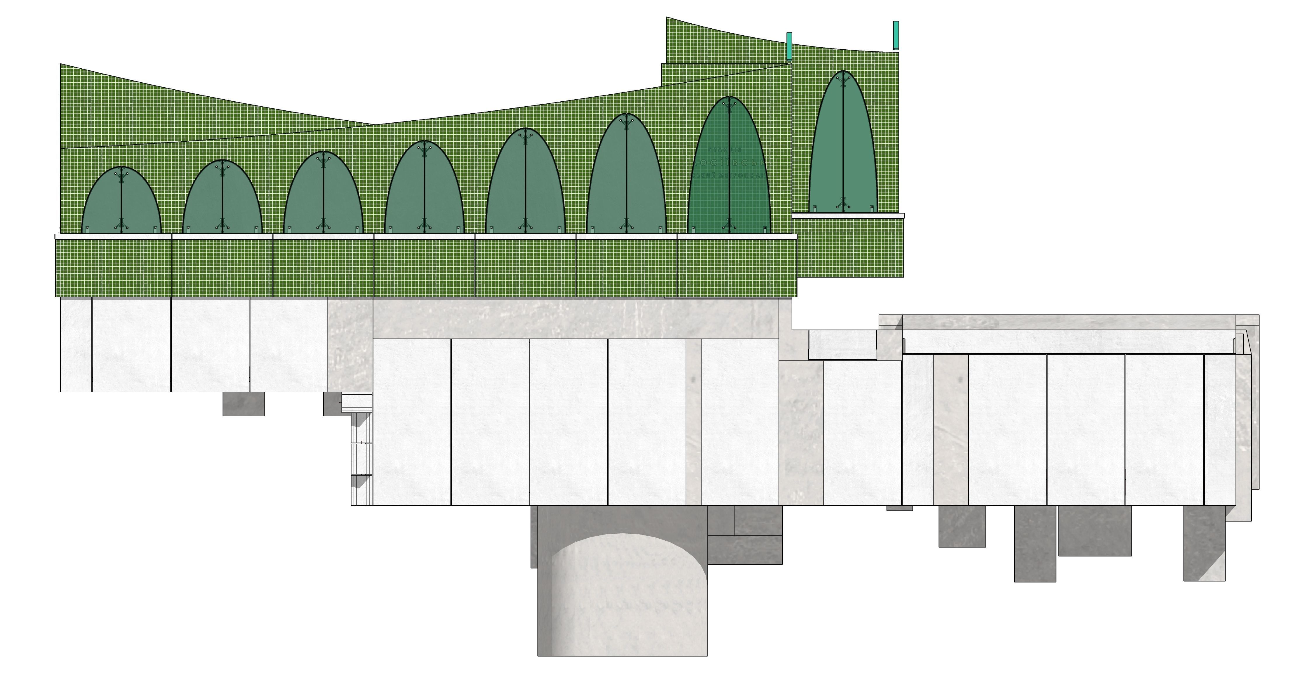 Subway Station Entrance with Elevator in Kyiv 3D model_14