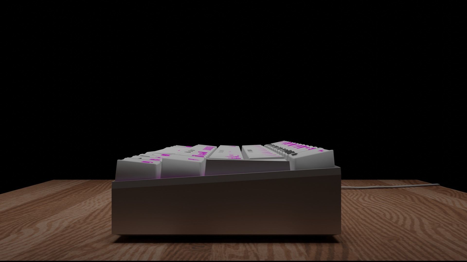 RK61 60 Wireless Mechanical Keyboard 3D model_3