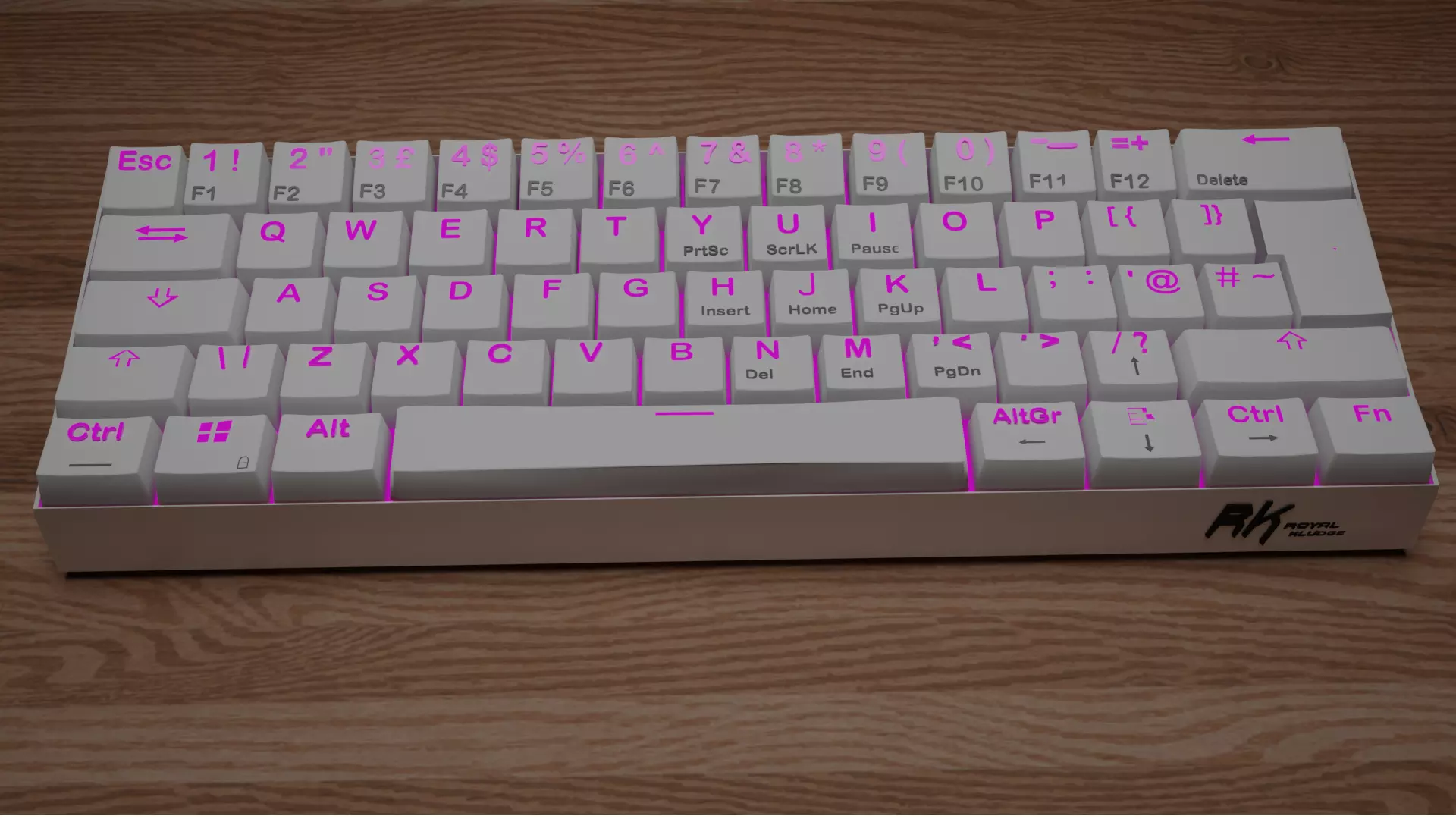 RK61 60 Wireless Mechanical Keyboard 3D model_0