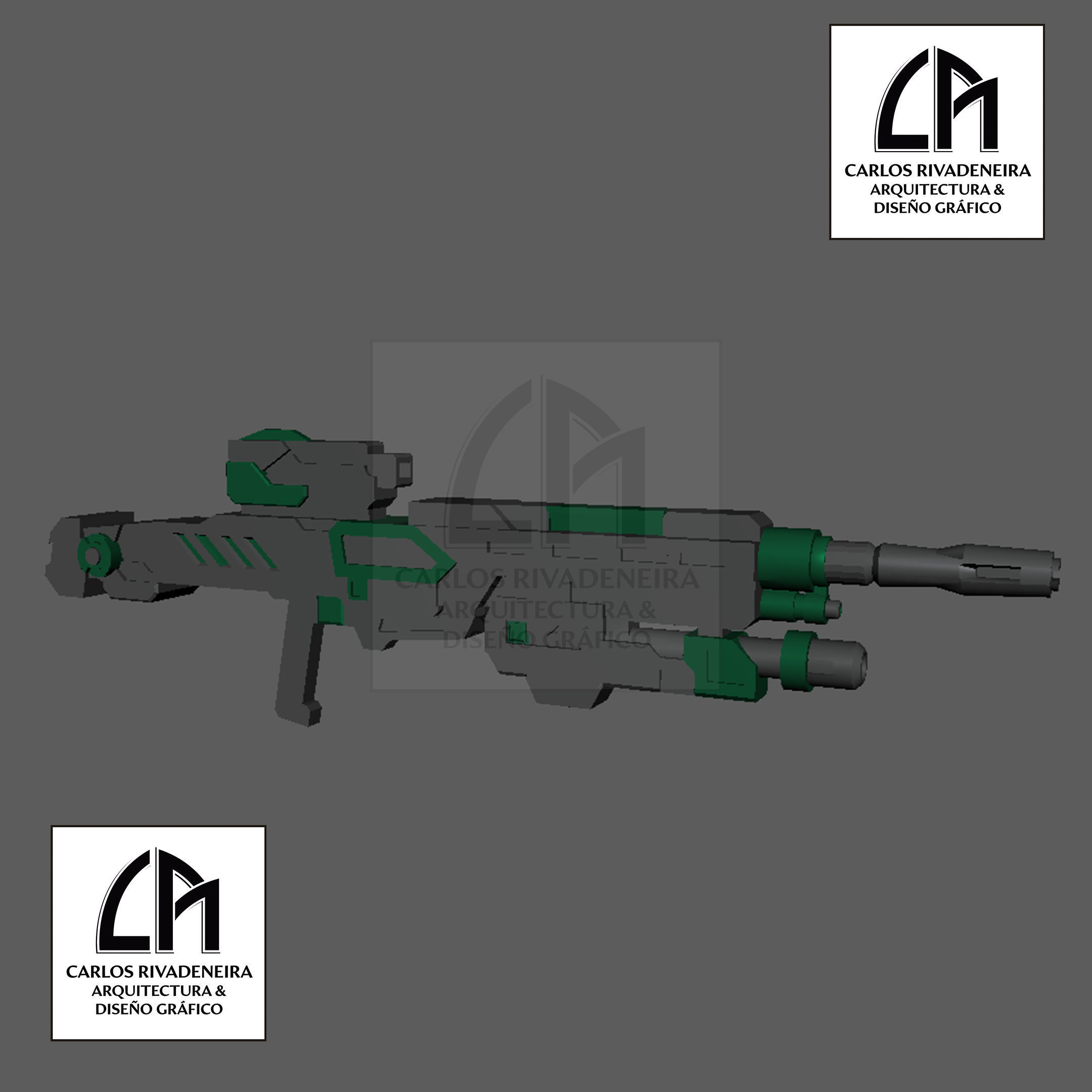 GUNDAM COMPLETE SET OF BLASTERS 3D print model_9