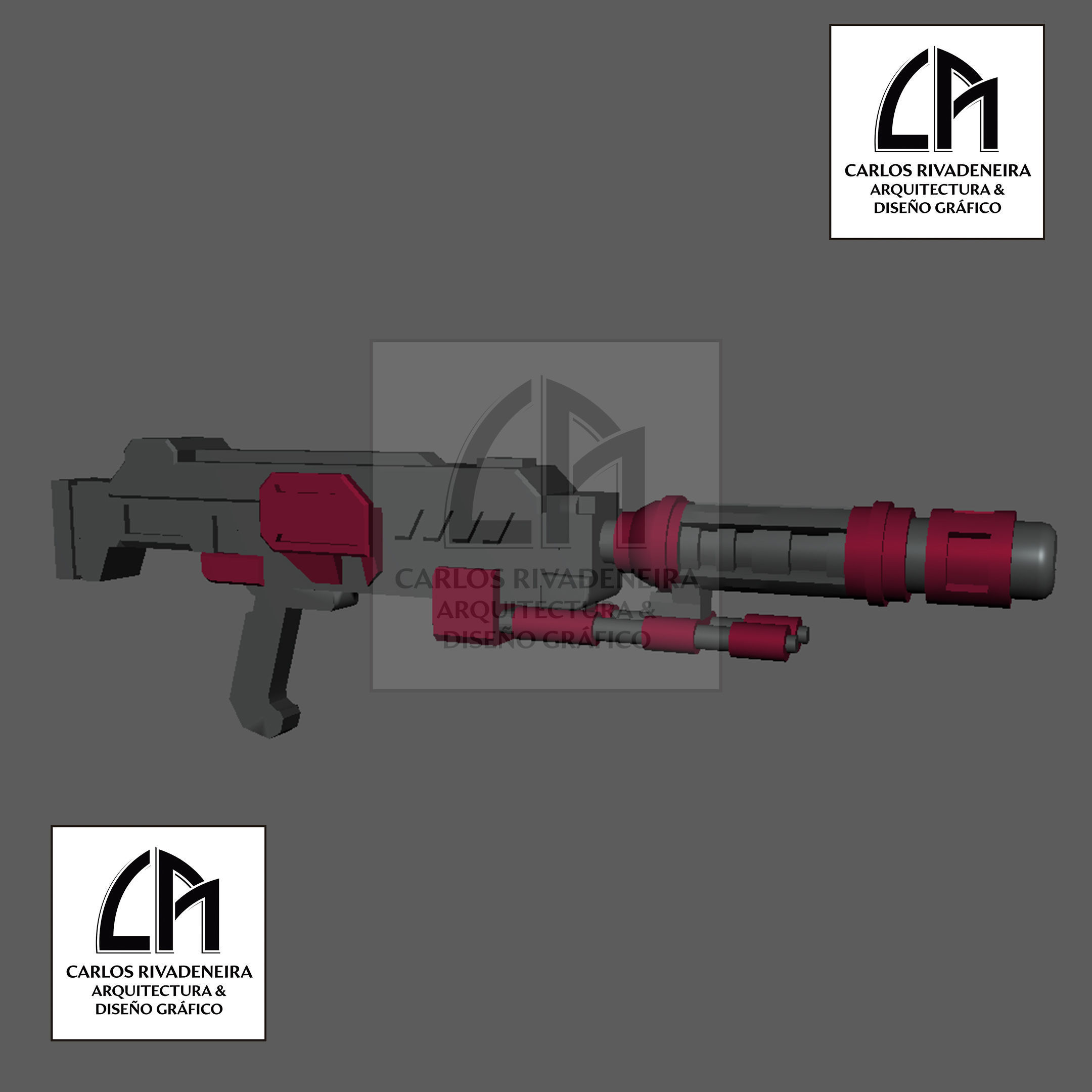 GUNDAM COMPLETE SET OF BLASTERS 3D print model_1