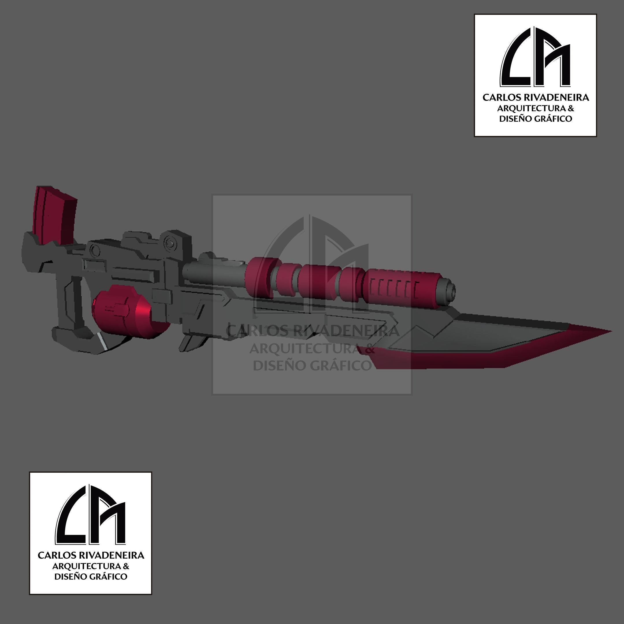 GUNDAM COMPLETE SET OF BLASTERS 3D print model_10