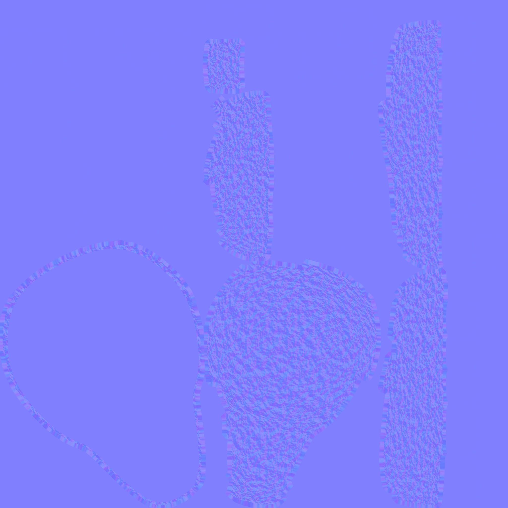 Avocado Boomerang Fu Low-poly 3D model_8