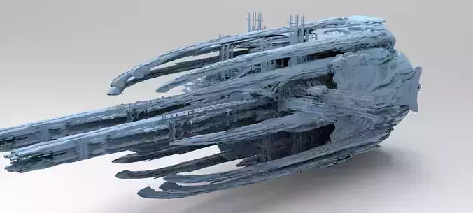 Sci Fi Wraith Claw City interceptor 