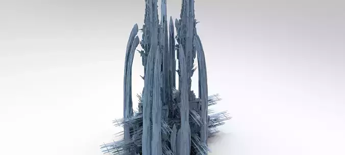 Sci Fi Wraith Claw City interceptor Tower 