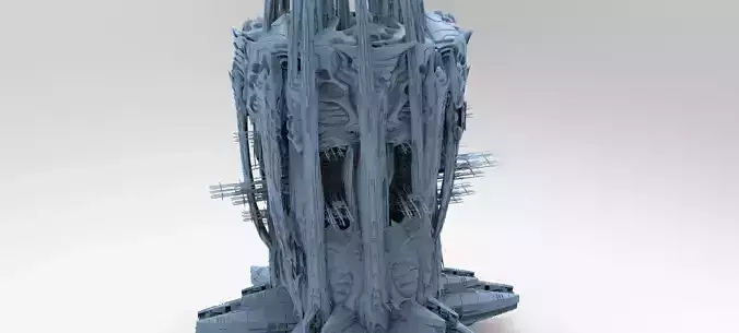 Sci Fi Wraith Claw City interceptor 2 Structures