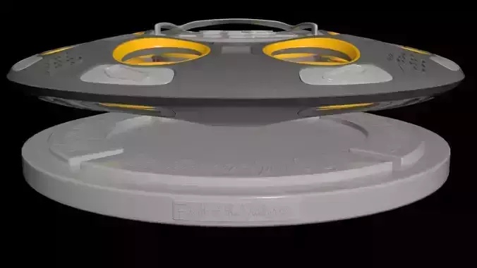 Flight of the Valkyries - EVTOL Concept 3D model