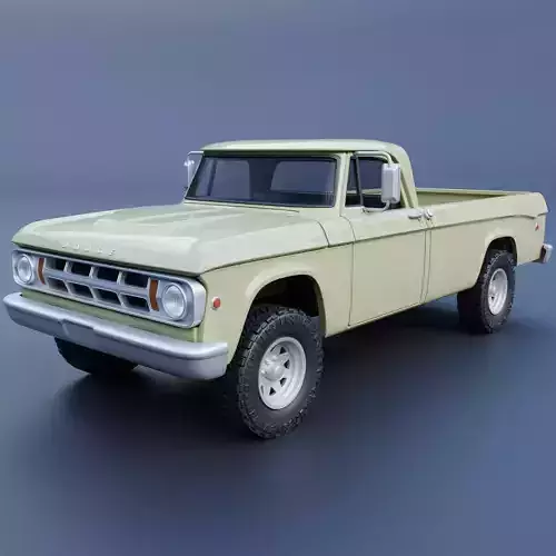Dodge Power Wagon  W100 1969 3D print model