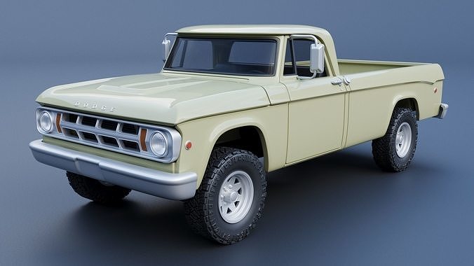 Dodge Power Wagon  W100 1969 3D print model 3