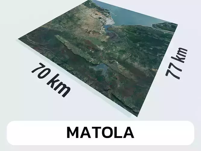 Matola Mozambique City Landscape 3D Model