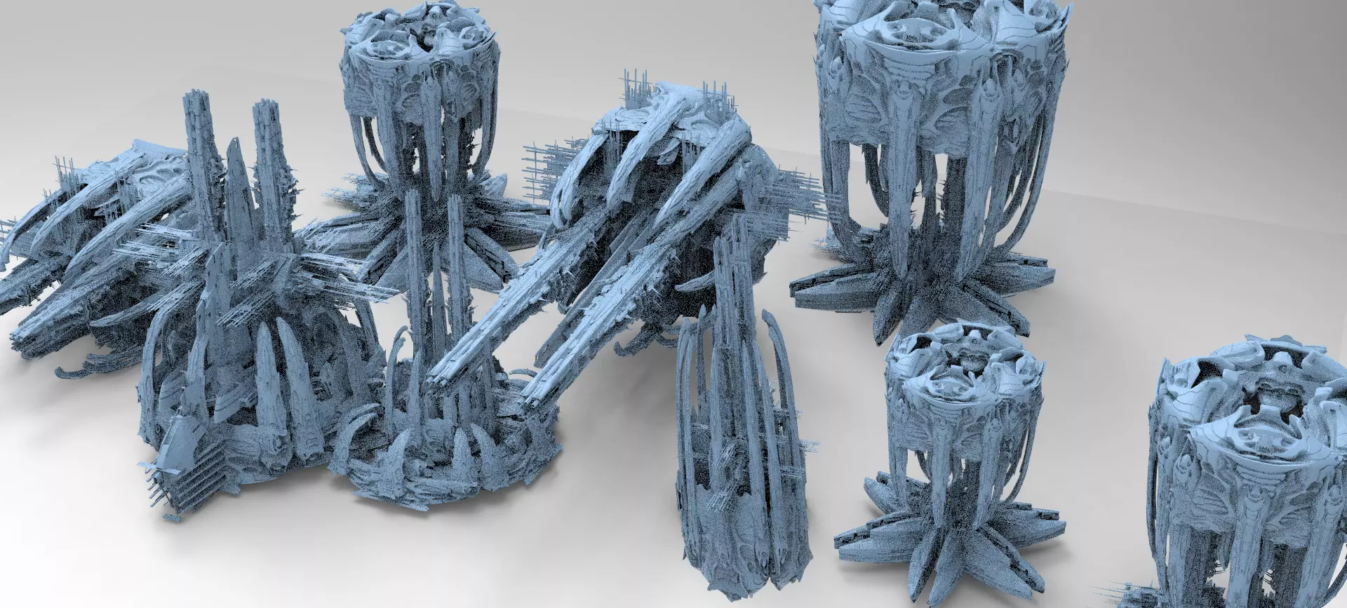 Sci Fi Wraith Claw City interceptor City Hub Collection  3D model_0