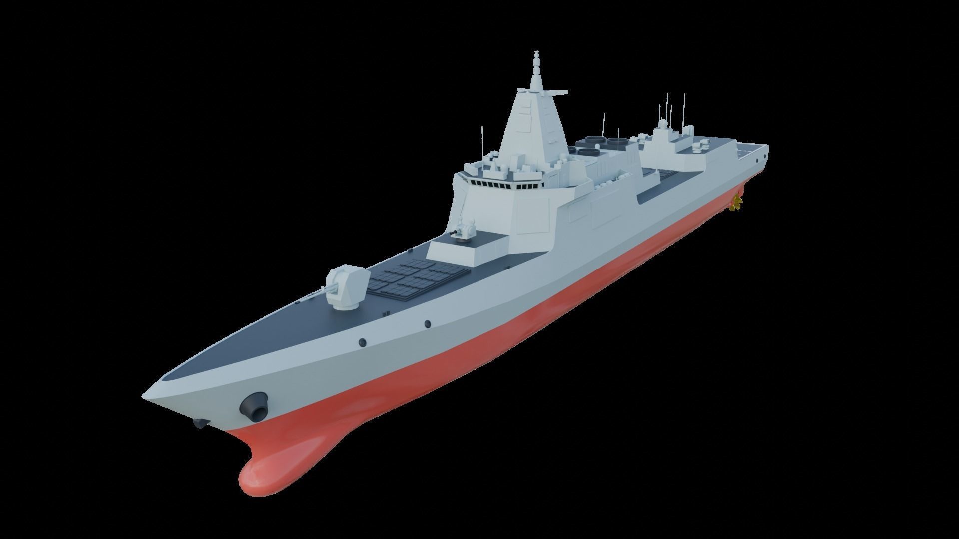 TYPE 055 DESTROYER MODEL visual data 3