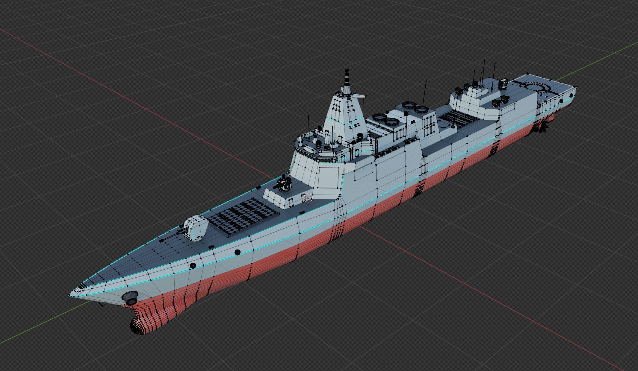 TYPE 055 DESTROYER MODEL visual data 5