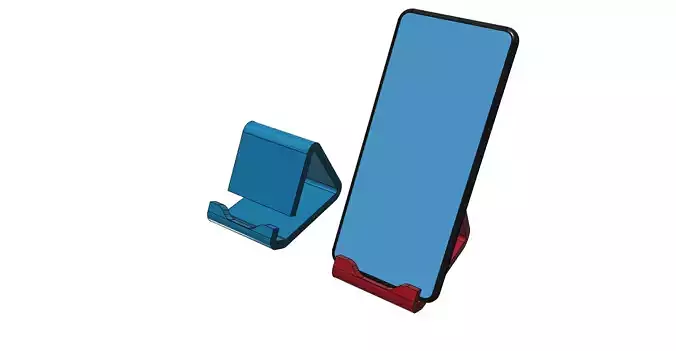 Phone holder easy print 3D print model
