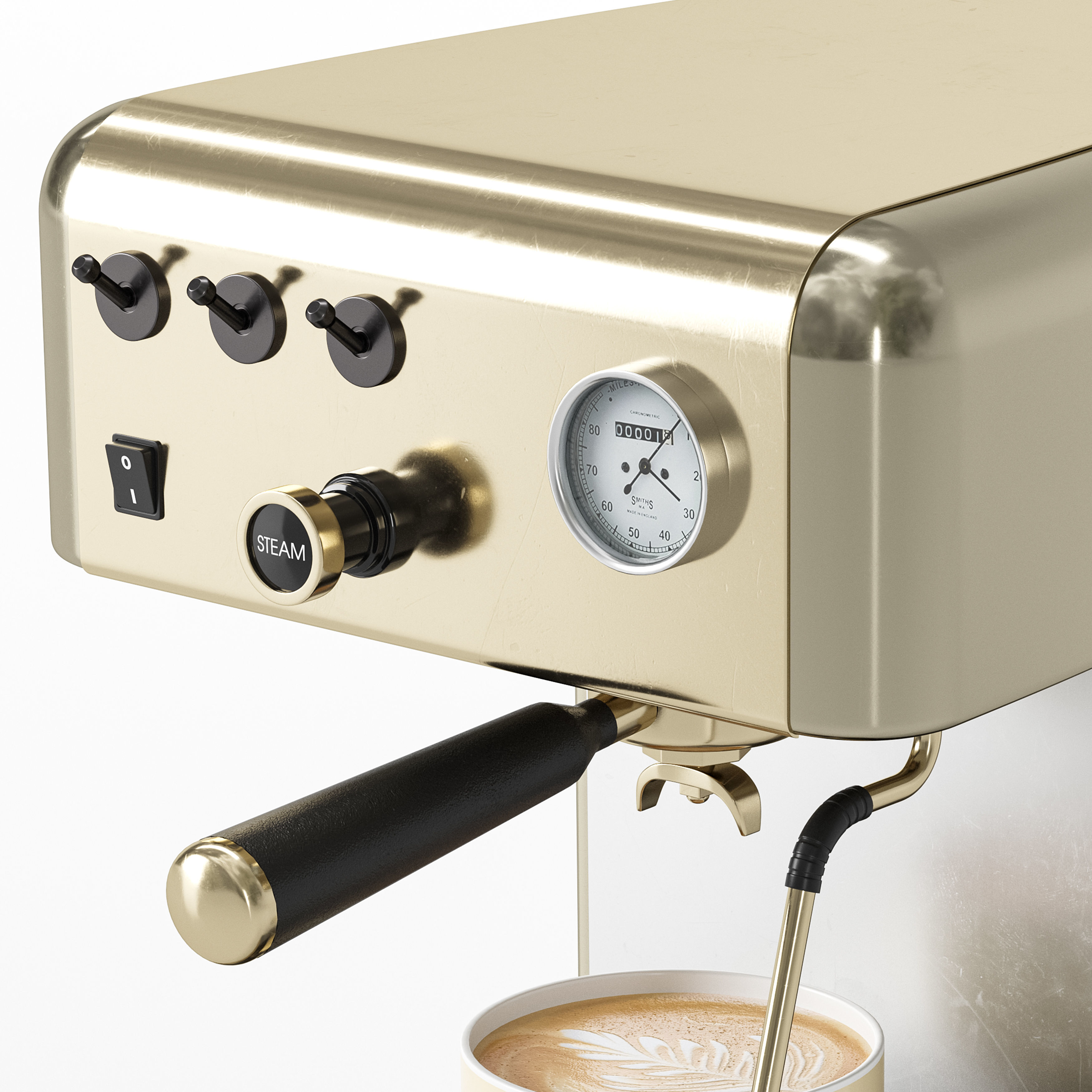 Espresso Coffee Machine 03 3D model_2