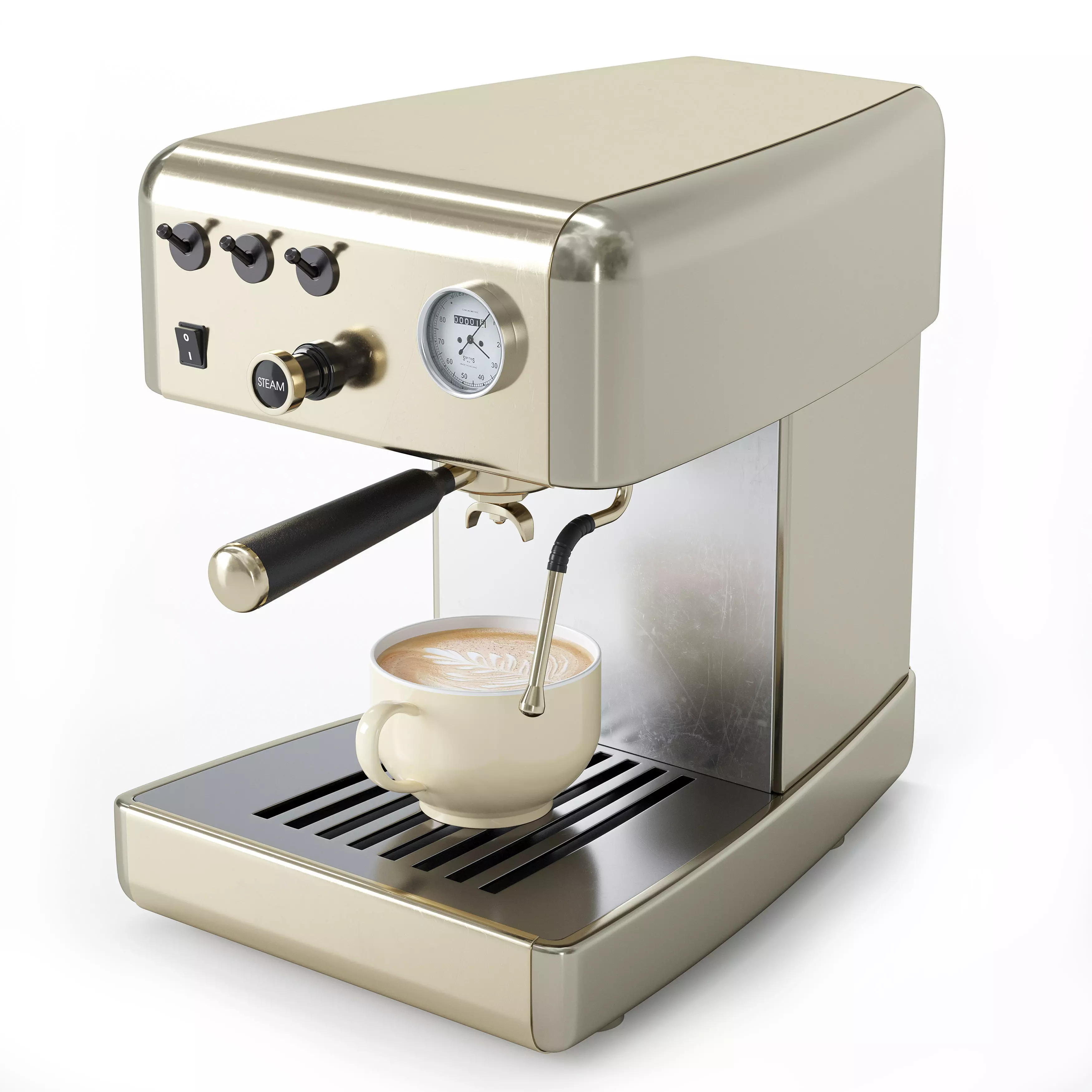 Espresso Coffee Machine 03 3D model_0
